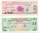 Argentina 1 & 100 Australes 1991 Provincia Tucuman
UNC