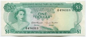 Bahamas 1 Dollar 1968
P# 27; UNC-.