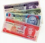 Barbados 1-2-5-20 Dollars 1993-2007
VF-UNC