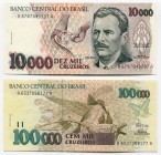 Brazil Set of 5 Brazilian Banknotes
UNC; Set 5 Pcs