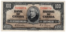 Canada 100 Dollars 1937
P# 64; GVF