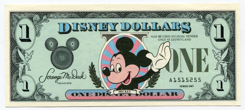 United States 1 Dollar 1987 Disney Dollar
UNC