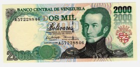Venezuela 2000 Bolivares 1995
P# 74g; UNC