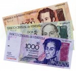 Venezuela 1000-2000-10000 Bolivares 1998-2002
UNC