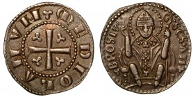 MILANO. Eta' Comunale. Monete senza il nome dell'imperatore (dalla metà del sec. XIII all'inizio del sec. XIV) - Ambrosino d'argento (settimo tipo). C...