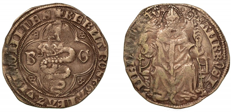 MILANO. Bernabo' e Galeazzo II Visconti (1354-1378) – Grosso da un soldo e mezzo...