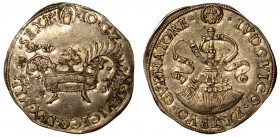 MILANO. Gian Galeazzo Maria Sforza - Reggenza di Ludovico Maria Sforza (1480-1494) - Grosso da 5 soldi. Corona ducale da cui escono rami di palma e di...