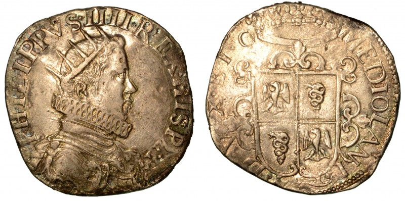 MILANO. Filippo IV d'Asburgo (1621-1665) – Ducatone 1622. Busto a d. radiato e c...