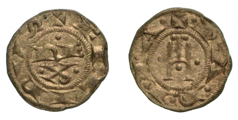 PARMA. Repubblica, monetazione a nome di Federico di Svevia (1207-1208). Denaro....