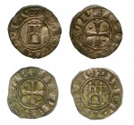 PARMA. Repubblica, monetazione autonoma (1248-1322). Denaro imperiale. Castello. R/ Croce patente con due globetti nel I e IV quarto. MIR 905 g. 0,7 M...