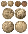 PARMA. Ranuccio II Farnese (1646-1694). Quarantano s.d.(2); Quarantano 1673; Sesino. arg e rame
Lotto di 4 monete. Da MB a BB+