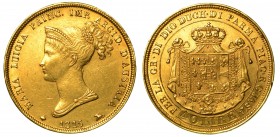 PARMA. Maria Luigia d’Austria (1815-1847) - Da 40 Lire 1815. Testa della Duchessa a sinistra. R/ Stemma entro padiglione ornato e coronato. Gig. n. 1....