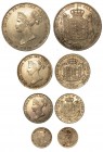 PARMA. Maria Luigia d’Austria (1815-1847) - lotto composto da 5 Lire 1815 (BB). 2 Lire 1815 (MB/BB superfici leggermente corrose) - lira 1815 (BB/SPL)...