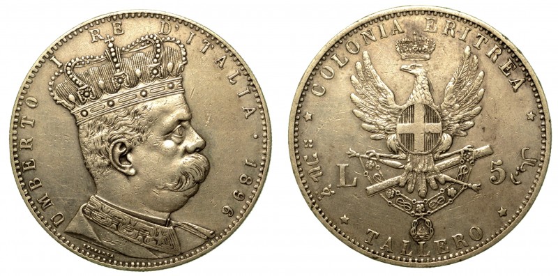 SAVOIA. Umberto I (1879-1900) - (Monetazione per la colonia Eritrea: 1890-1896) ...