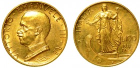 SAVOIA. Vittorio Emanuele III (1900-1946) - 100 lire 1931/IX. Italia su prora. Testa nuda a s. R/ L’Italia a s. su prora di nave. Pag., 646. Gig., 9. ...