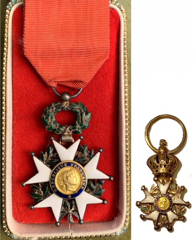 FRANCIA. III Repubblica (1871-1940). Pendente da commendatore della Legion d'Ono...