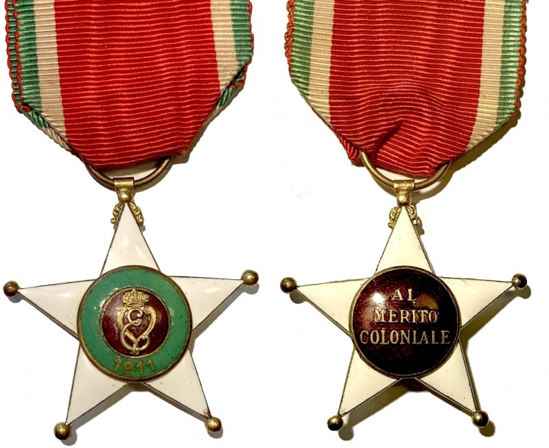 ITALIA. Vittorio Emanuele III (1900-1946) - Ordine coloniale della Stella d'Ital...