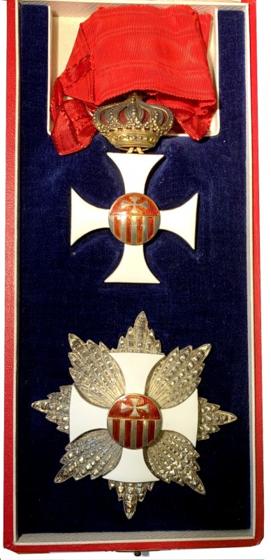 VATICANO. Ordine di Santa Maria della Mercede. Croce e Placca. In astuccio da co...
