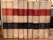 MATTINGLY H.M., SYDENHAM E.M., [et al.],  The Roman Imperial Coinage. Voll. I-X, London 1923-1994. Opera completa in 10 volumi divisi in 13 parti. Vol...