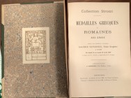 SANGIORGI.  Collection Strozzi, Médailles Grecques et Romaines, Aes Grave (Roma, 15-22 aprile 1907). nn. 2.222 lotti offerti.   21 ottime tavv. Format...