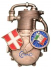 CONSOCIAZIONE TURISTICA ITALIANA COMO - distintivo di appartenenza. Dim. mm. 35x45