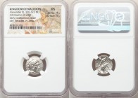 MACEDONIAN KINGDOM. Alexander III the Great (336-323 BC). AR drachm (4.23 gm 11h). NGC MS 4/5 - 5/5. Late lifetime-early posthumous issue of Sardes, c...