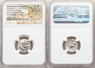 MACEDONIAN KINGDOM. Alexander III the Great (336-323 BC). AR drachm (16mm, 4.26 gm, 12h). NGC Choice XF 5/5 - 5/5. Posthumous issue of Sardes, under M...
