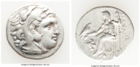 MACEDONIAN KINGDOM. Alexander III the Great (336-323 BC). AR drachm (18mm, 4.26 gm, 5h). Choice VF. Posthumous issue of Lampsacus, ca. 320-305 BC. Hea...