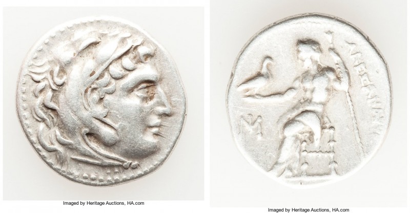 MACEDONIAN KINGDOM. Alexander III the Great (336-323 BC). AR drachm (18mm, 4.18 ...
