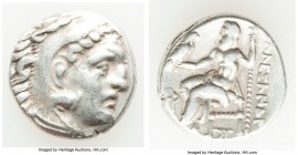 MACEDONIAN KINGDOM. Alexander III the Great (336-323 BC). AR drachm. VF. Posthumous issue of Abydus, ca. 310-301 BC. Head of Heracles right, wearing l...