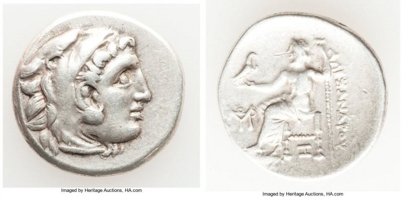 MACEDONIAN KINGDOM. Alexander III the Great (336-323 BC). AR drachm (18mm, 3.87 ...
