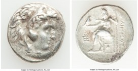 MACEDONIAN KINGDOM. Philip III Arrhidaeus (323-317 BC). AR drachm (17mm, 4.28 gm, 5h). VF. Sardes, under Menander or Kleitos, ca. 323-319/8 BC. Head o...