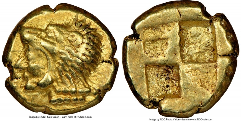 IONIA. Erythrae. Ca. 550-500 BC. EL sixth-stater or hecte (10mm, 2.52 gm). NGC X...