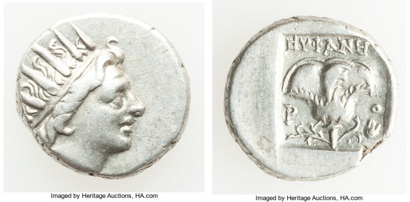 CARIAN ISLANDS. Rhodes. Ca. 88-84 BC. AR drachm (14mm, 2.94 gm, 12h). Choice VF....