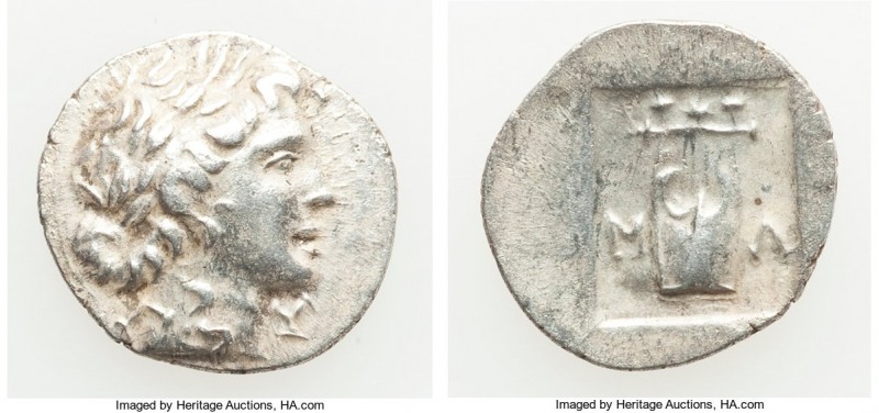 LYCIAN LEAGUE. Masicytes. Ca. 48-20 BC. AR hemidrachm (15mm, 1.61 gm, 12h). XF. ...