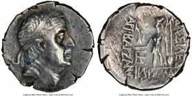CAPPADOCIAN KINGDOM. Ariobarzanes I Philoromaeus (96-63 BC). AR Drachm (17mm, 1h). NGC Choice XF. Eusebeia under Mount Argaeus, dated Year 23 (73/2 BC...