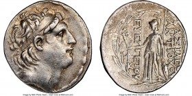 SELEUCID KINGDOM. Antiochus VII Euergetes (Sidetes) (138-129 BC). AR tetradrachm (31mm, 1h). NGC Choice VF. Antioch on the Orontes. Diademed head of A...