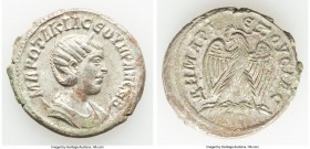 SYRIA. Antioch. Otacilia Severa (AD 244-249). BI tetradrachm (28mm, 9.83 gm, 12h). Choice VF. AD 244. MAP ΩTAKIΛ CЄOYHPAN CЄB, draped bust of Otacilia...