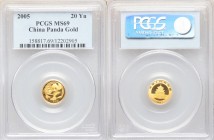 People's Republic gold Panda 20 Yuan (1/20 oz) 2005 MS69 PCGS, KM1586. 

HID09801242017

© 2020 Heritage Auctions | All Rights Reserved