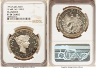 Exile Issue silver Proof Souvenir Peso 1965 PR66 Cameo NGC, KM-XM5. Plain edge variety. 

HID09801242017

© 2020 Heritage Auctions | All Rights Re...