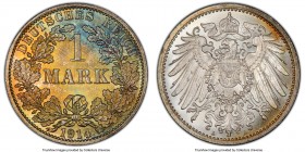 Wilhelm II Mark 1914-A MS68 PCGS, Berlin mint, KM14. Reverse toned in shades of citrus and blue. 

HID09801242017

© 2020 Heritage Auctions | All ...