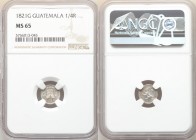 Ferdinand VII 1/4 Real 1821-G MS65 NGC, Nueva Guatemala mint, KM72. Just a hint of pastel toning. 

HID09801242017

© 2020 Heritage Auctions | All...
