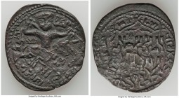 Artuqids of Amid & Kayfa. Nasir al-Din Mahmud (AH 597-619 / AD 1200-1222) Dirham AH 615 (1218/1219) Good XF, Hisn mint, A-1823.2 (R), S/S-Type 17.2. 2...