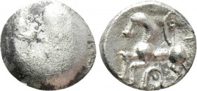 CENTRAL EUROPE. Boii. Obol (1st century BC). "Roseldorf II" type.