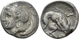 LUCANIA. Velia. Nomos (Circa 440/35-400 BC).