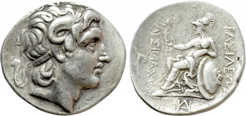 KINGS OF THRACE (Macedonian). Lysimachos (305-281 BC). Tetradrachm. Ainos (?). ...