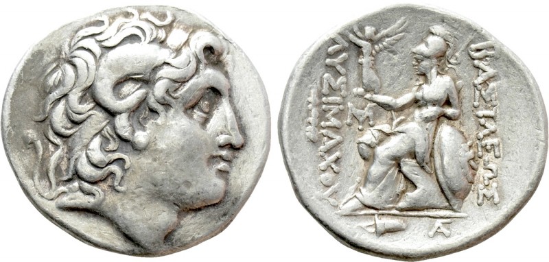 KINGS OF THRACE (Macedonian).  Lysimachos (305-281 BC). Tetradrachm. Erythrae.
...