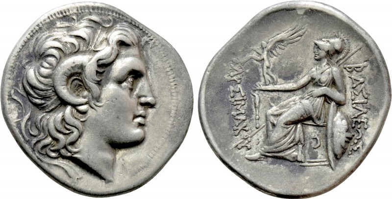 KINGS OF THRACE (Macedonian). Lysimachos (305-281 BC). Tetradrachm. Lampsakos.
...