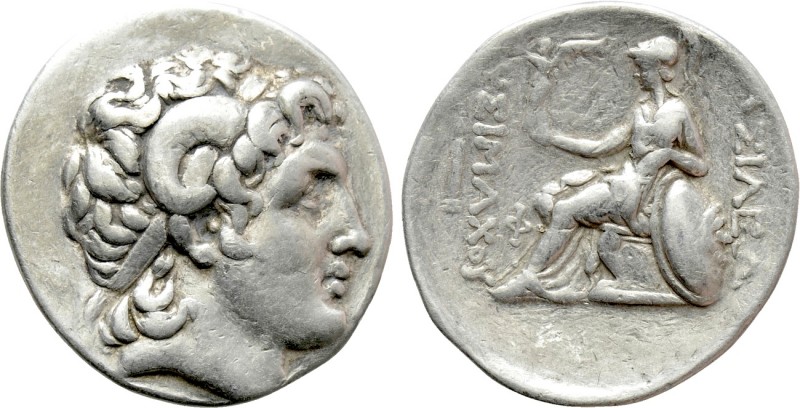 KINGS OF THRACE (Macedonian). Lysimachos (305-281 BC). Tetradrachm. Pergamon.
...