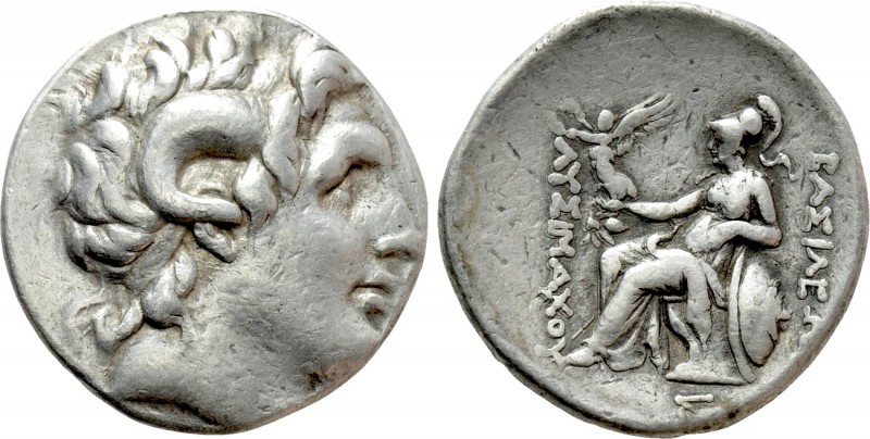 KINGS OF THRACE (Macedonian). Lysimachos (305-281 BC). Tetradrachm. Ephesos. 
...